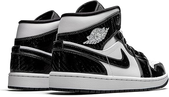 Air Jordan 1 Mid Chicago Black - Black White