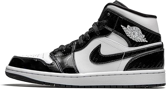 Air Jordan 1 Mid Chicago Black - Black White