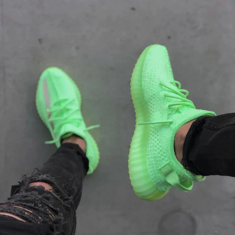 YEEZY SPLY 350 Green Lemon Refletivo